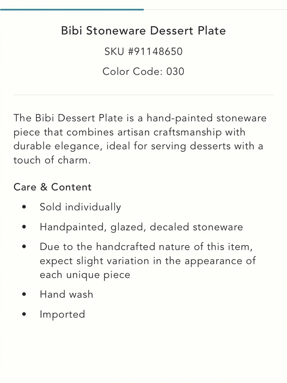 Anthropologie Bibi Pastel Floral Octagonal Dessert Plates - Blue single‎ plate
